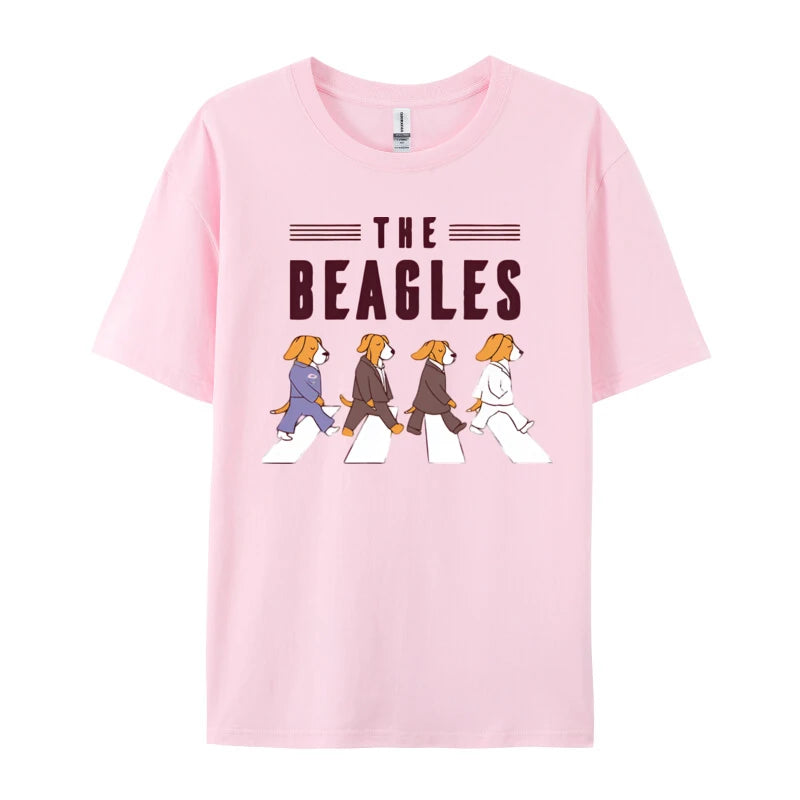The Beagles Vintage T-Shirt - Retro Style Dog Lovers Cotton Tee