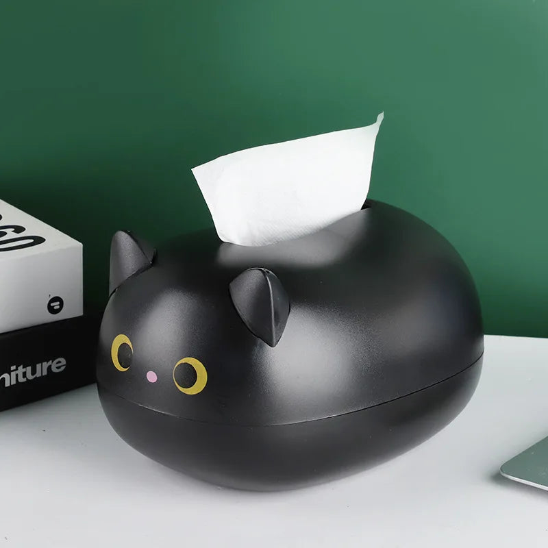 Cute Cat Tissue Box - Nordic Style Napkin Storage Container