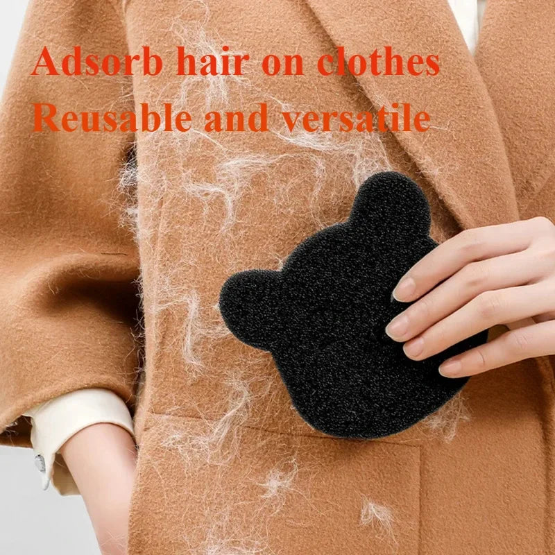 9PCS Bear-Shaped Pet Hair Remover Balls Reusable Lint Catcher Sponge