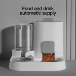 Load image into Gallery viewer, Automatic Gravity Cat Water &amp; Food Dispenser - Large Spill-Proof
