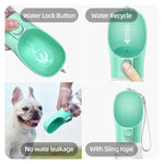 Load image into Gallery viewer, Portable Dog Water Bottle - Leakproof Outdoor Drinking Bowl
