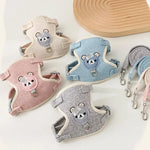 Load image into Gallery viewer, Lovely Small Pet Vest Harness with Chest Strap – Leash for Dog, Cat, Bunny, Poodle
