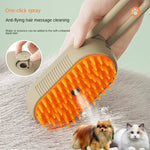 Load image into Gallery viewer, Electric 3-in-1 Steamy Dog &amp; Cat Hair Brush for Grooming &amp; Massage
