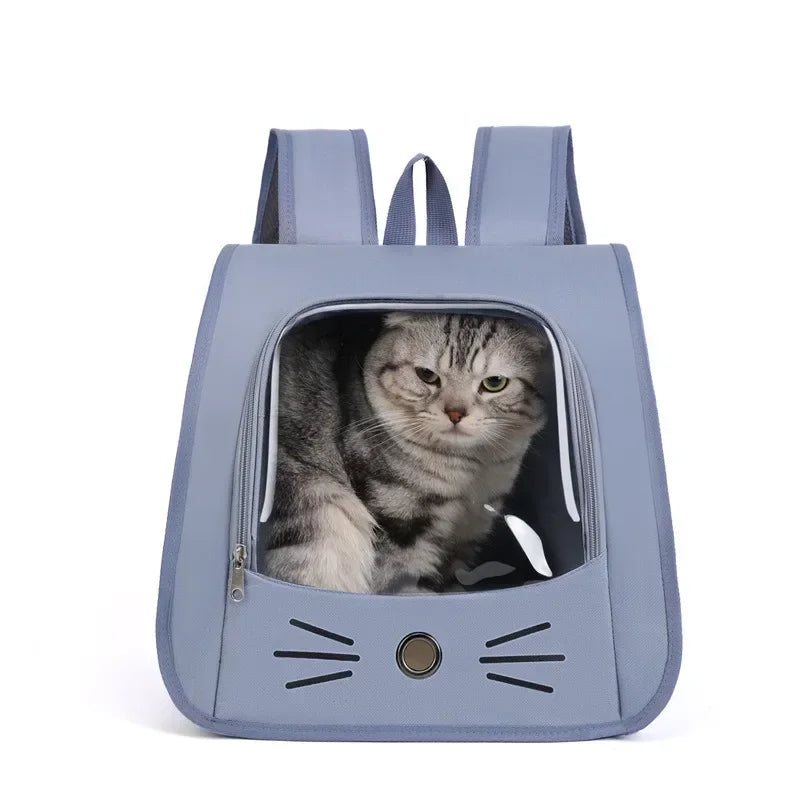 Portable Breathable Cat & Small Dog Carrier Backpack – Outdoor Shoulder Bag