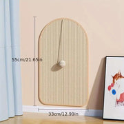 Sisal Cat Scratch Pads - Wall Mounted Claw Grinding Protection