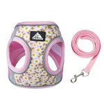Load image into Gallery viewer, Floral Pet Harness and Leash Set - Reflective Anti-Escape for Dog&amp;Cat

