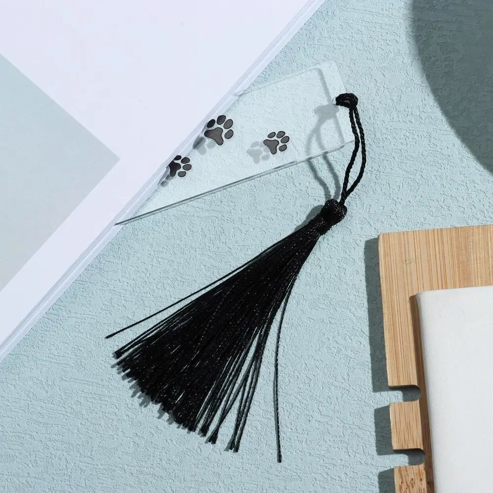 Dog Inspirational Acrylic Bookmark - Creative Book Page Holder Gift