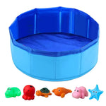 Load image into Gallery viewer, Foldable Dog &amp; Cat Swimming Pool – Interactive Fish Toy &amp; Water Basin
