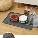 Load image into Gallery viewer, Waterproof Silicone Pet Placemat – Dog &amp; Cat Feeding Bowl Mat
