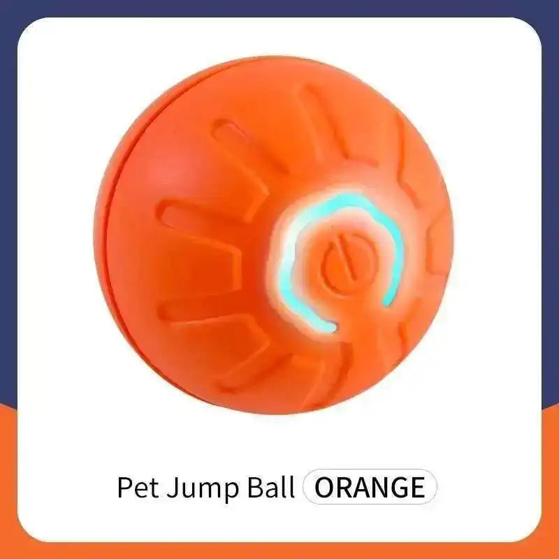 Smart Interactive Dog & Cat Toy Ball – USB Rechargeable with RGB Lights