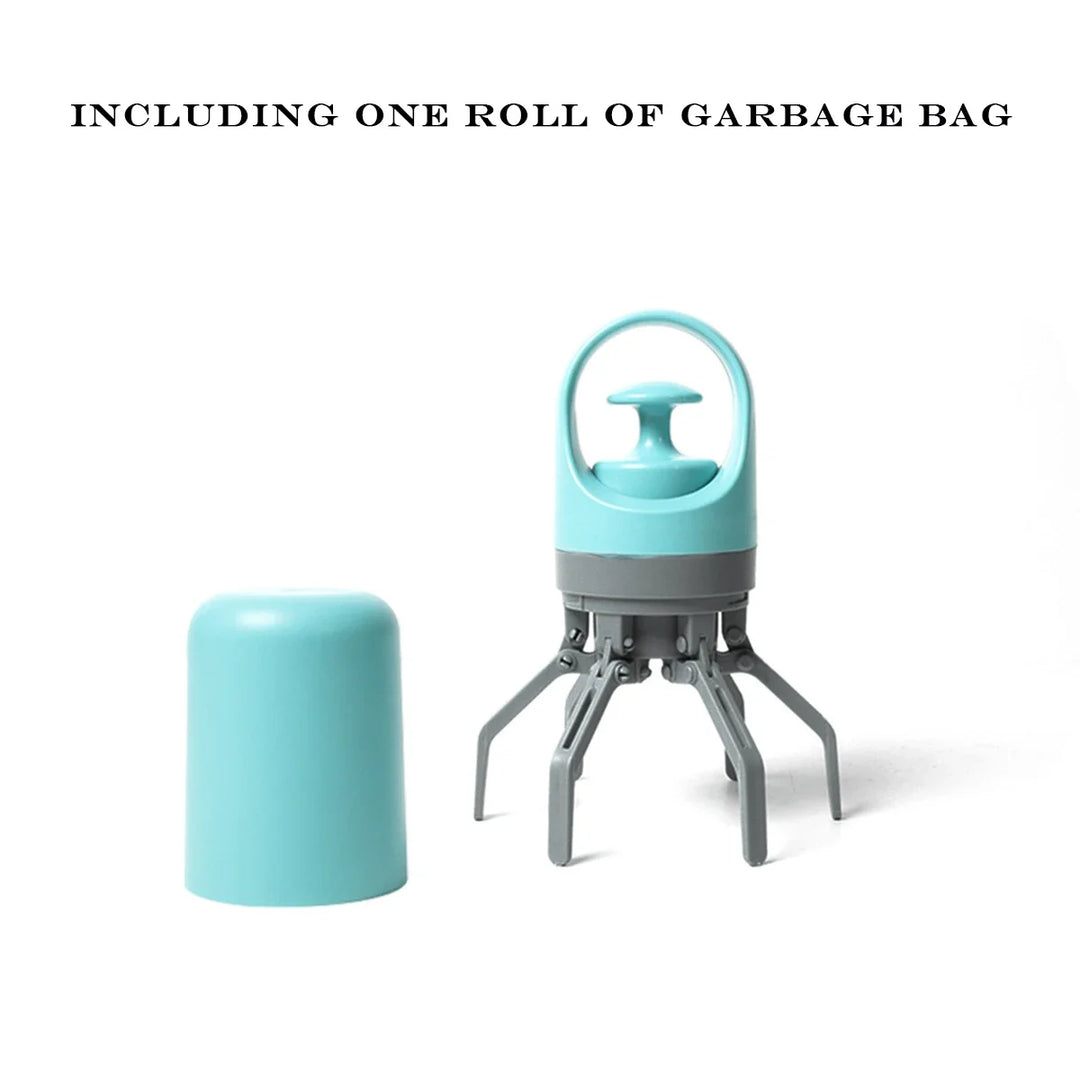 New Dog Pooper Scooper - Portable Pet Waste Pick-up with Bag Dispenser