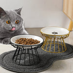 Load image into Gallery viewer, Whisker-Friendly Cat Bowl - Wide Ceramic Anti-Tipping Food Bowl
