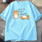 Load image into Gallery viewer, Men/ Women Funny Cat Lovely Print T-Shirt - Summer Cotton Harajuku Tee
