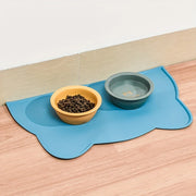 Silicone Non-Stick Pet Feeding Mat & Bowl – Waterproof Tray for Dogs & Cats