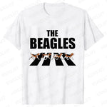 Load image into Gallery viewer, Men Women Classic Beagle T-Shirt - Crazy Beagle Dog Round Neck Tee
