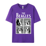 Load image into Gallery viewer, Cute Beagle Dog T-Shirt – Men’s Cotton Birthday Tee, Short Sleeve
