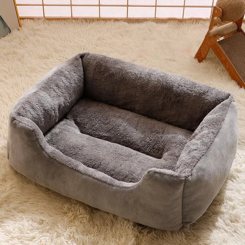 Cat & Dog Beds Cushion Pet House Basket Soft Cozy Habitat Accessories Supplies