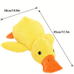 Load image into Gallery viewer, Large Duck-Shaped Squeaky Plush Toy for Dogs – Durable Teeth Cleaning Chew Toy
