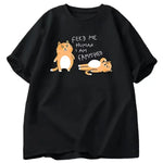 Load image into Gallery viewer, New T-Shirt - Women&#39;s Funny Cat Lovely Print Harajuku Tee
