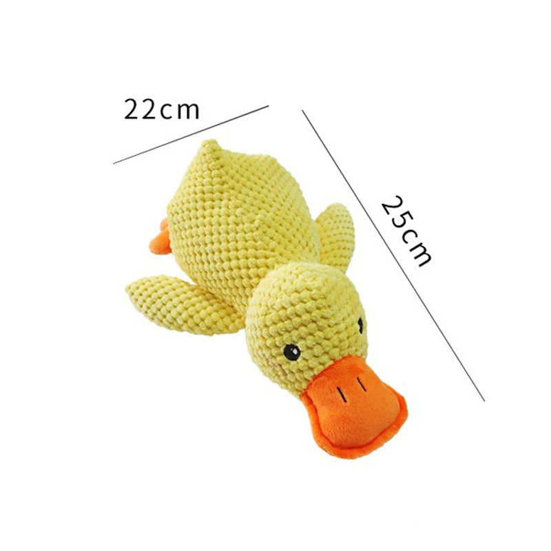 Durable Donkey-Shaped Plush Squeaky Dog Chew & Training Toy