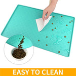 Load image into Gallery viewer, Waterproof Silicone Pet Placemat – Dog &amp; Cat Feeding Bowl Mat
