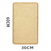 Natural Sisal Cat Scratching Mat Multi-Stick Pad for Wall Sofa Floor Protection