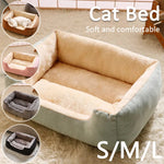 Load image into Gallery viewer, Pet Bed Basket - Comfortable Cushion House for Cats &amp; Dogs
