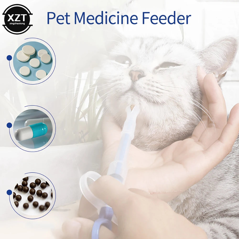 Pet Medicine Syringe - Tablet Pill Gun Dispenser for Dogs & Cats