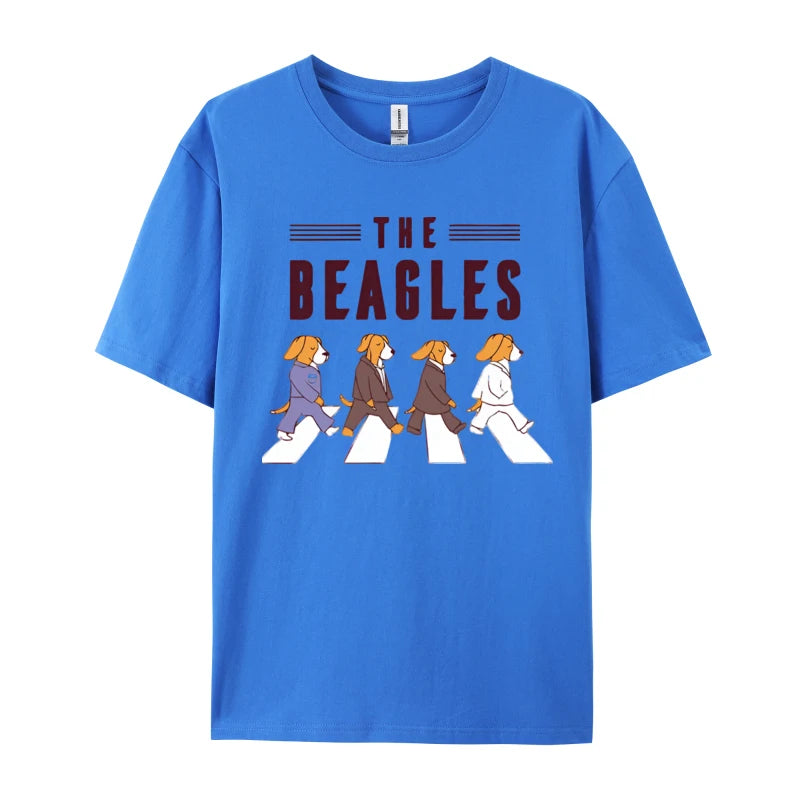 The Beagles Vintage T-Shirt - Retro Style Dog Lovers Cotton Tee