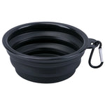 Load image into Gallery viewer, Collapsible Silicone Dog Food &amp; Water Bowl – Portable Folding Pet Bowl with Carabiner

