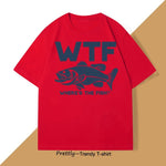 Load image into Gallery viewer, Funny WTF Where Is The Fish T-Shirt – Men’s Casual Fishing Tee, Summer Cotton
