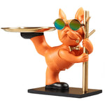 Load image into Gallery viewer, Bulldog Cool Sculpture - Butler Storage Box with Tray Nordic Decor
