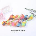 Load image into Gallery viewer, Durable Cotton Rope Dog Toy – Random Knot Design for Teeth Cleaning
