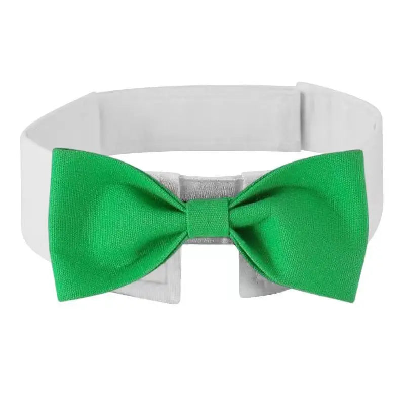 Pet Formal Bow Tie Collar - Dog Cat Tuxedo Accessory for Weddings