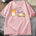Load image into Gallery viewer, Men/ Women Funny Cat Lovely Print T-Shirt - Summer Cotton Harajuku Tee
