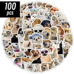 Load image into Gallery viewer, Funny Dog Stickers – 10/50/100pcs Cute Cartoon Decals for Laptop, Phone, Car, Guitar
