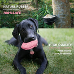 Load image into Gallery viewer, Squeaky Rubber Dog Toy Chew Ball Teeth Cleaning Durable Pet Toy for Medium &amp; Large Dogs
