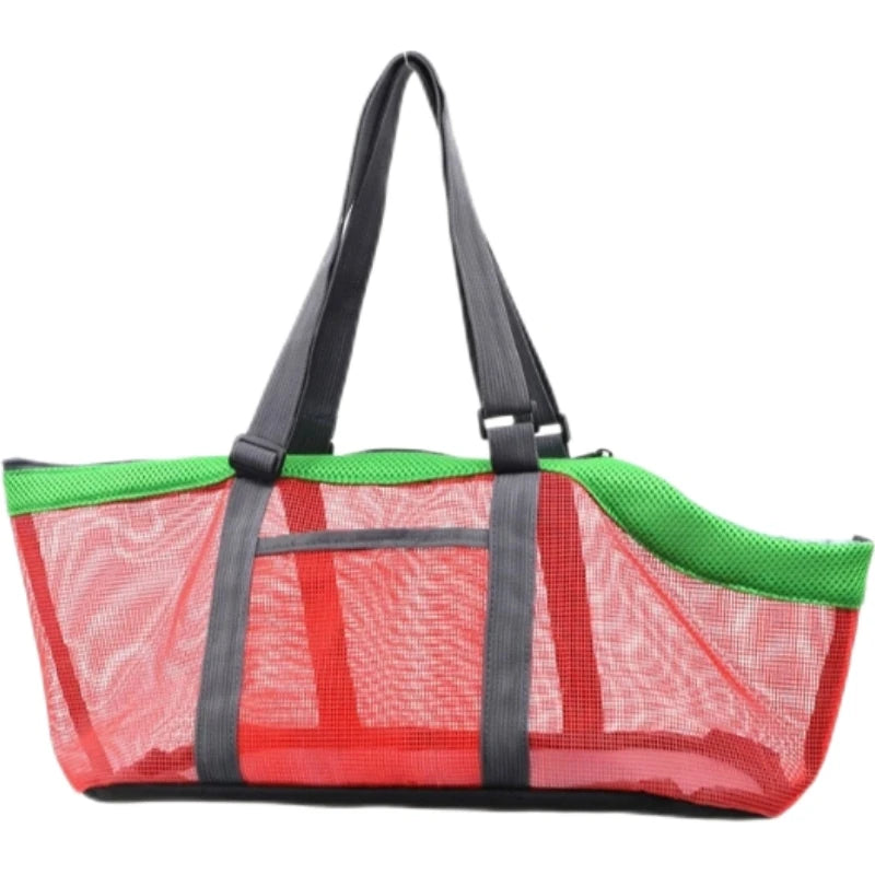 ransparent Breathable Outdoor Pet Bag – Large Capacity Shoulder Carrier
