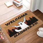 Load image into Gallery viewer, MADAFAKAS Cat Pattern Carpet - Non-Slip Outdoor Doormat Entrance Rug
