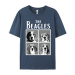 Load image into Gallery viewer, Cute Beagle Dog T-Shirt – Men’s Cotton Birthday Tee, Short Sleeve
