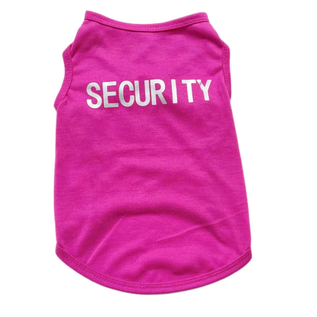 Summer Security Vest for Small Dogs & Cats – Chihuahua, Yorkshire Puppy T-Shirt