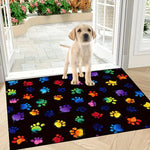 Load image into Gallery viewer, Cat Paw Print Doormat - Absorbent Kitchen Rug Welcome Mat
