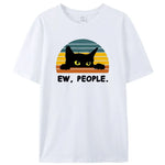 Load image into Gallery viewer, Cozy Cat Printed T-Shirt - High Quality Cotton Anime Tee Unisex
