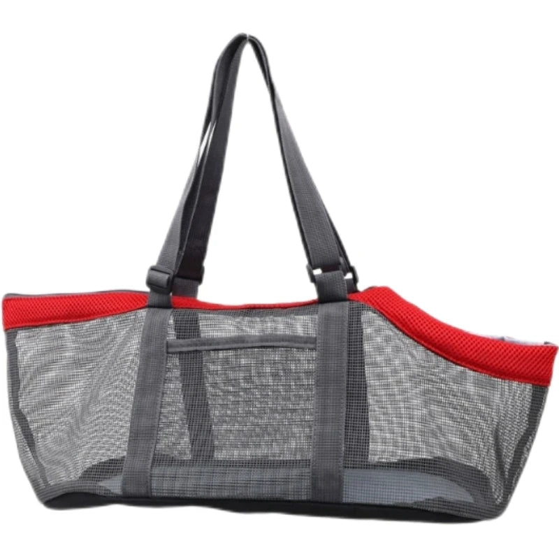ransparent Breathable Outdoor Pet Bag – Large Capacity Shoulder Carrier