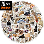 Load image into Gallery viewer, Funny Dog Stickers – 10/50/100pcs Cute Cartoon Decals for Laptop, Phone, Car, Guitar
