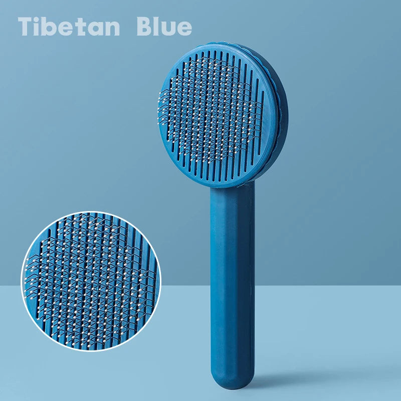 Cat Grooming Brush - Pet Hair Remover Comb for Cats & Dogs