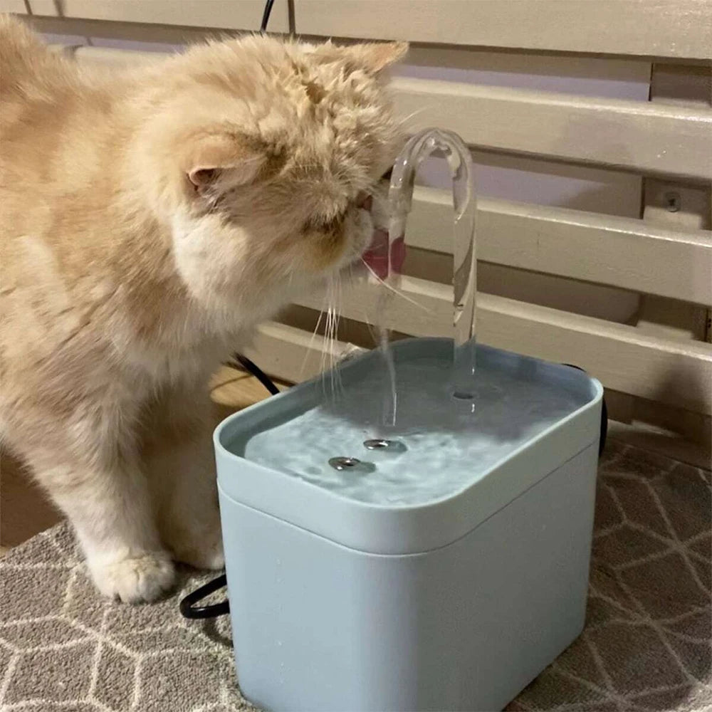 1.5L Cat Water Fountain - USB Electric Auto Filter Silent Dispenser