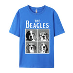 Load image into Gallery viewer, Cute Beagle Dog T-Shirt – Men’s Cotton Birthday Tee, Short Sleeve
