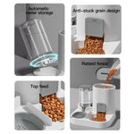 Load image into Gallery viewer, Automatic Gravity Cat Water &amp; Food Dispenser - Large Spill-Proof
