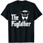Load image into Gallery viewer, Funny Pugfather T-Shirt – Dog Lover Father&#39;s Day Gift Casual Cotton Tee

